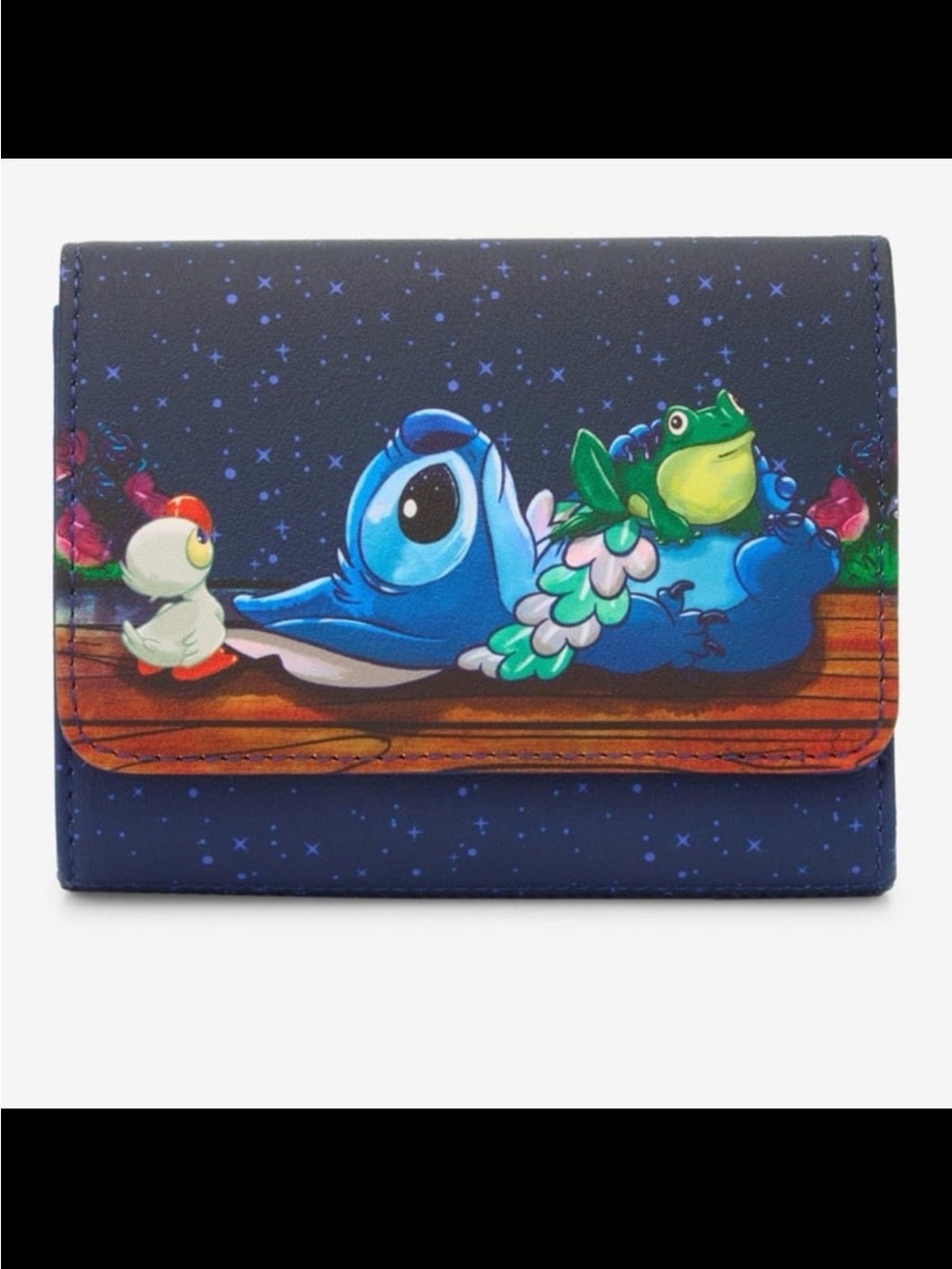 Loungefly Disney Stitch Stargazing Mini Flap Wallet  *NEW*